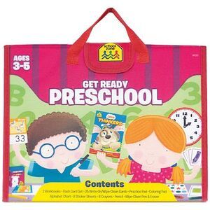 School Zone Get Ready Preschool Learning Playset -- School Zone